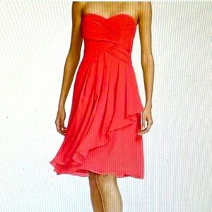 David’s Bridal strapless fit n flare 8